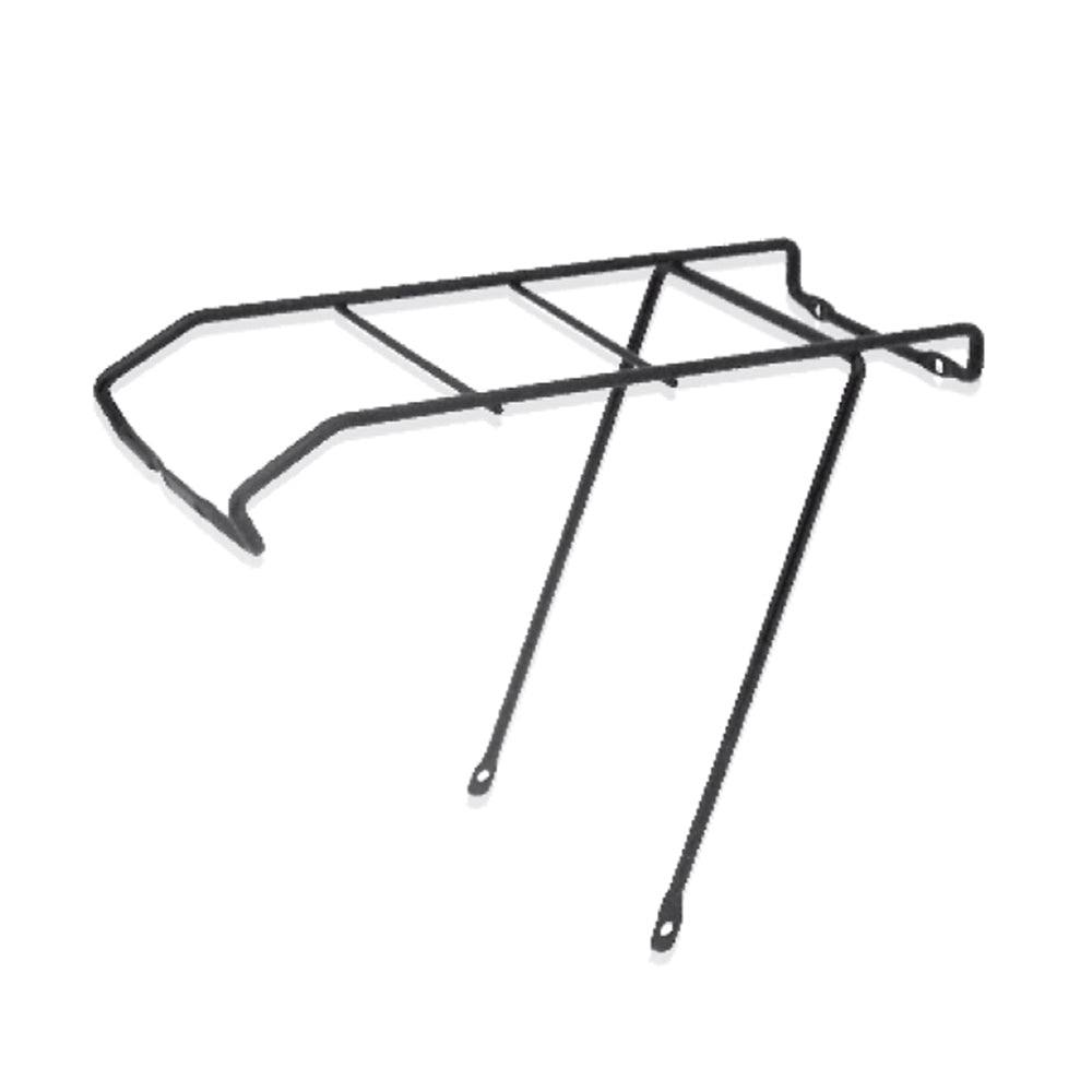 Portapacchi posteriore bici MTB 20 pollici in acciaio nero MVTEK