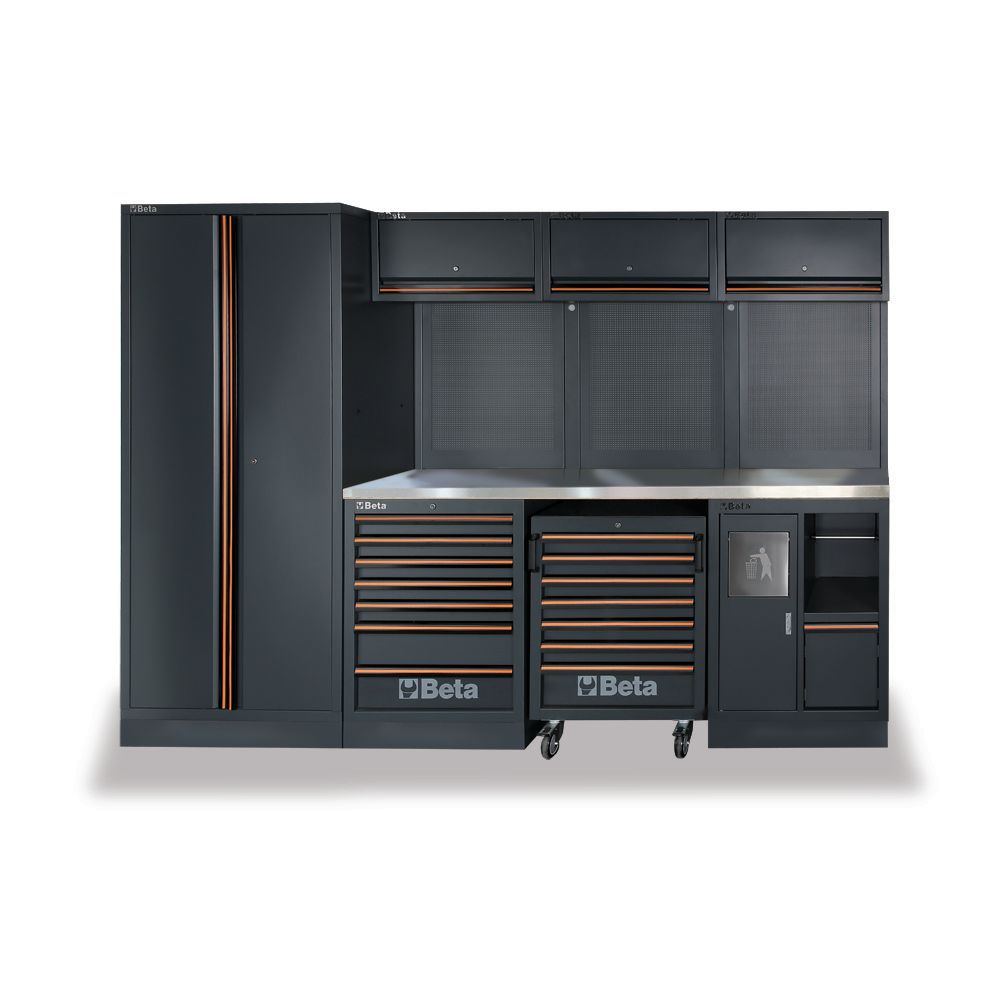 Arredo Officina 3mt Piano INOX + Armadio – Bike Advice