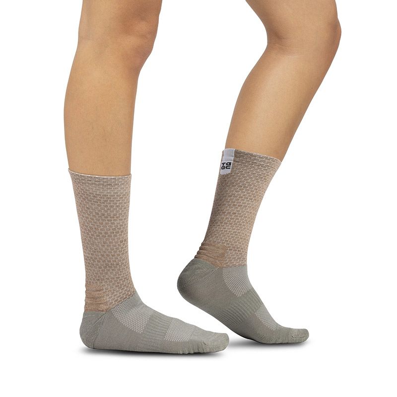 Calze MONO MERINO Beige - Bike Advice